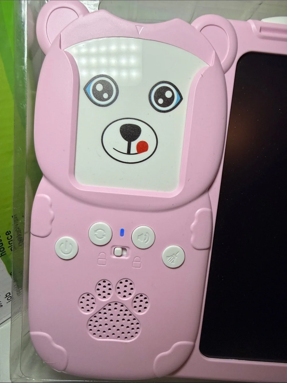 Bilingual English Spanish Flash Card Reader LCD Writing Tablet Early Education